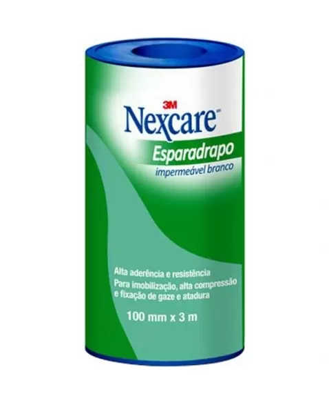 ESPARADRAPO NEXCARE BRANCO 100MMX3M