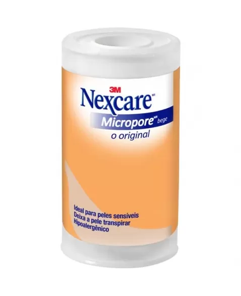 FITA MICROPORE NEXCARE BEGE 100MMX4,5M