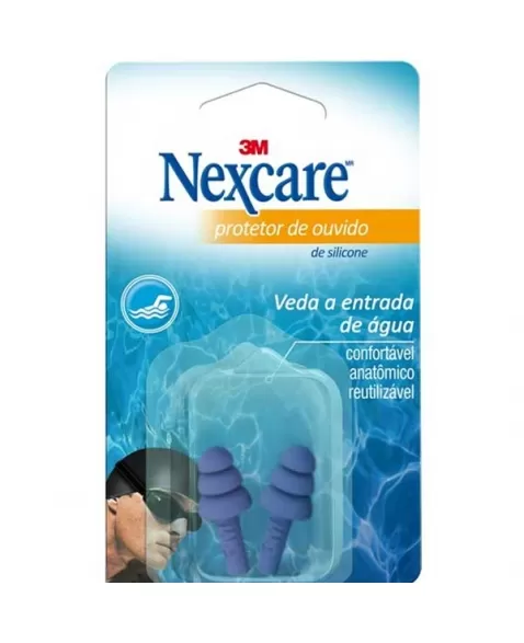 PROTETOR AUDITIVO NEXCARE SILIC. 1 PAR