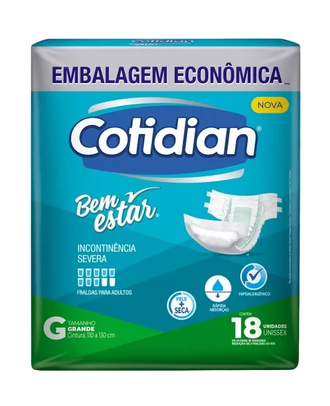 FRALDA BEM ESTAR ECONOMICA L20P18 - GD