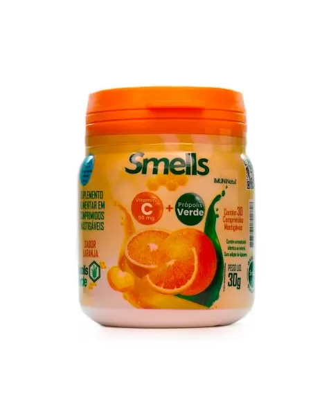 PASTILHA SMELLS LARANJA 30G