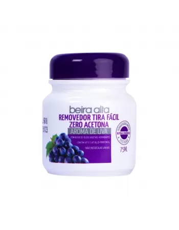 REMOVEDOR TIRA FACIL ZERO ACETONA BEIRA ALTA UVA 75ML