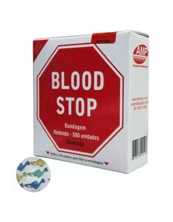 BLOOD STOP BANDAGEM ANTISSEPTICA INFANTIL C/500