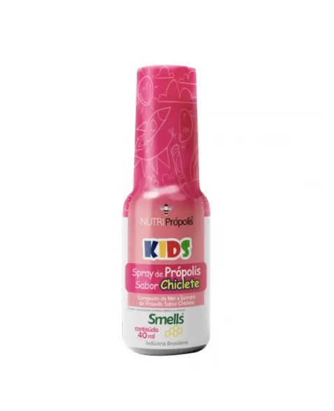 MEL SPRAY SMELLS KIDS PRÓPOLIS SABOR CHICLETE 40ML