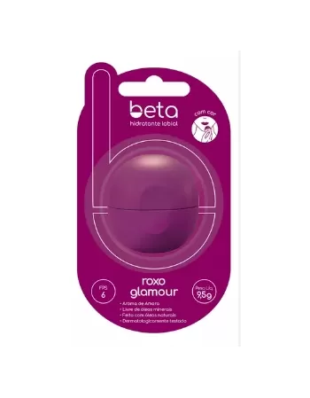 HIDRATANTE LABIAL BETA AMORA ROXO AMETISTA 9,5G