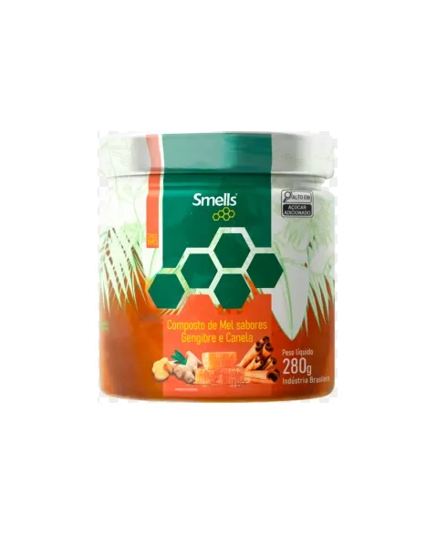 MEL POTE SMELLS COMPOSTO CANELA E GENGIBRE 280G