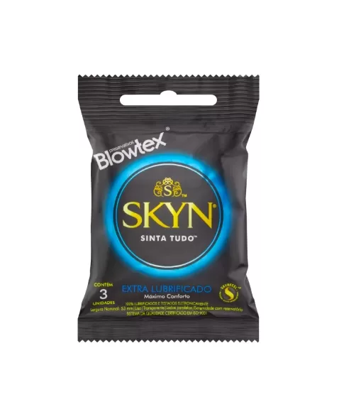 PRESERVATIVO SKYN EXTRA LUBTIFICADO C/3