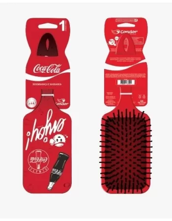 ESC DE CABELO CONDOR RAQUETE COCA COLA