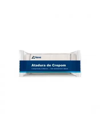 ATADURA CREPE NEVE 13F. 15CMX1,8MT ( NOVO )