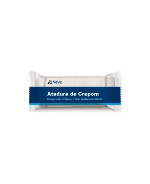 ATADURA CREPE NEVE 13F. 15CMX1,8MT ( NOVO )