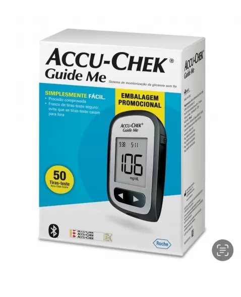 KIT ACCU-CHEK GUIDE ME MG/DL C/50 TIRAS