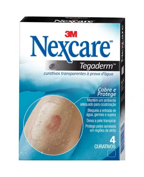 CURATIVOS NEXCARE TEGADERM S/PAD C/4