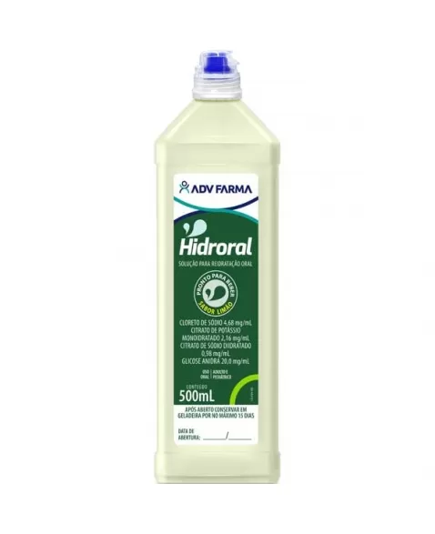 HIDRORAL ORAL SOLUCAO LIMAO 500ML