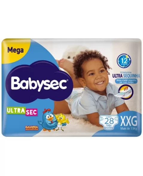 FRALDA BABYSEC ULTRASEC MEGA C/28 - XXG