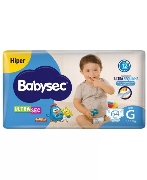 FRALDA BABYSEC ULTRA HIPER G C/64