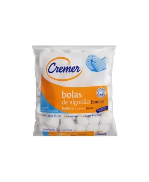 ALGODAO CREMER BOLA BRANCO 95G (NOVO)