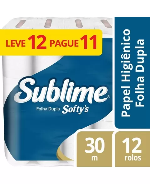 PAPEL HIGIENICO SUBLIME FD 30M L12 P11 OFERTA