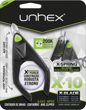 ALICATE UNHAS UNHEX X10 PRETO