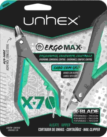 ALICATE UNHAS UNHEX X70 VERDE