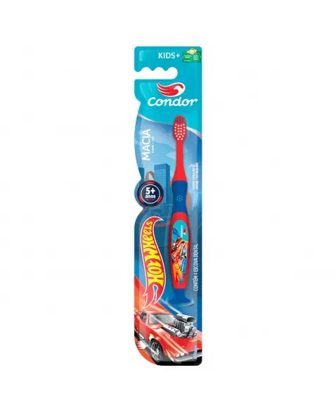 ESCOVA DENTAL CONDOR INFANTIL HOT WHEELS (5+ ANOS)